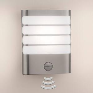 Philips Raccoon LED wall light, stainless steel