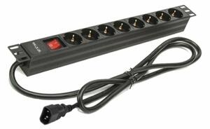 Power Socket 8 Sockets with Switch Phasak BNS 3535 (2 m)