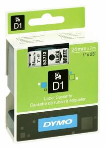 Laminated Tape for Labelling Machines Dymo S0720930 White/Black Black/White 24 mm