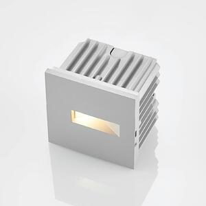 Arcchio Lanti LED recessed light, silver grey