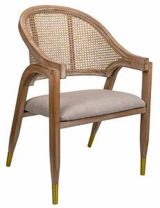 Dining Chair Alexandra House Living Cream 55 x 88 x 59 cm