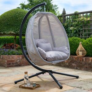 Grey Cocoon Egg Chair