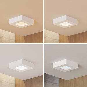 Prios Alette LED ceiling light, white, 12.2 cm