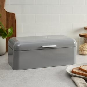 Retro Bread Bin Grey