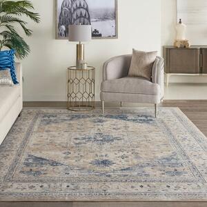 Beige and Blue Malta 2 Rug