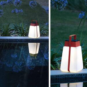 Bump 300 LED solar lantern portable, red