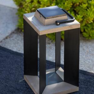 Teckalu solar lantern, Duratek/black, 45.5 cm