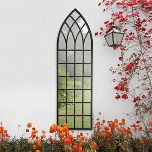 Secret Garden Arched Window Indoor Outdoor Wall Mirror