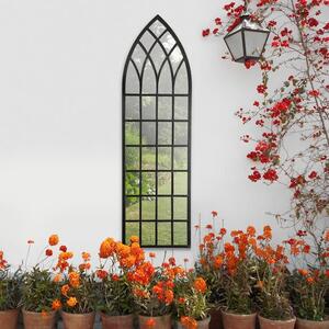 Secret Garden Arched Window Indoor Outdoor Wall Mirror