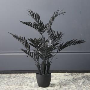 Artificial Real Touch Areca Palm Plant in Black Plant Pot