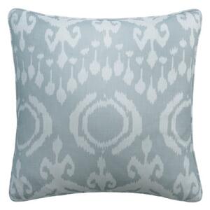 Volcano Powder, Sustainable Feather, Cushion, 55cm x 55cm - Andrew Martin Eco-conscious & Linen Blend & Viscose Blend Ikat
