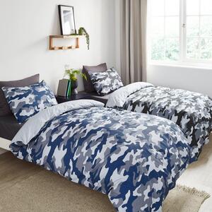 Camo Duvet Cover and Pillowcase Twin Pack Set