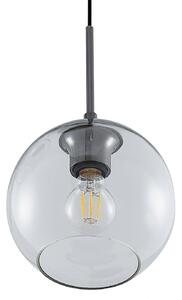 Lindby Firano hanging lamp, glass, 3-bulb, round