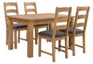 Norbury Dining Table and 4 Chairs - Oak