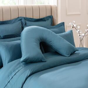 Dorma Smooth & Soft 300 Thread Count Cotton Sateen V-Shaped Pillowcase