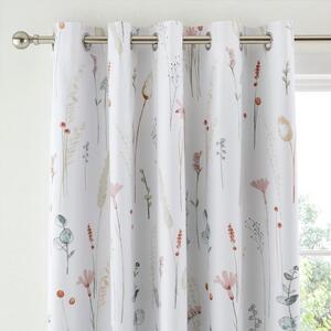 Dried Flowers Blackout Eyelet Curtains