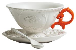 I-Tea Teacup by Seletti White/Orange
