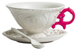 I-Tea Teacup by Seletti White/Pink