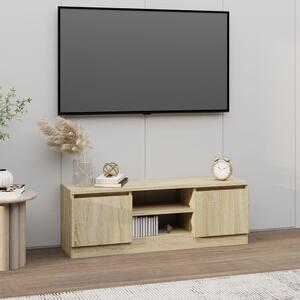 TV Cabinet with Door Sonoma Oak 102x30x36 cm
