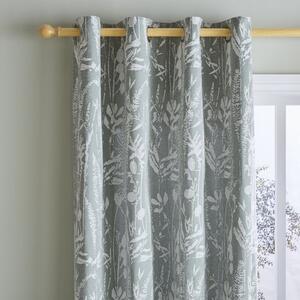 Meadow Jacquard Eyelet Curtains