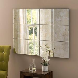 Yearn Manhattan Antique Window Rectangle Wall Mirror