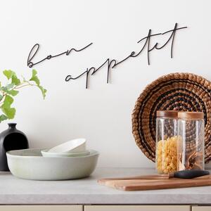 Bon Appetit Metal Wire Words Wall Art