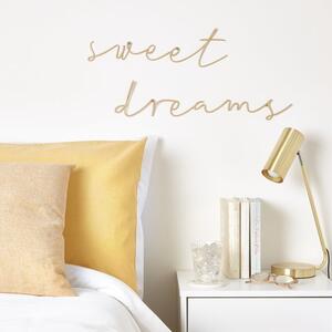 Sweet Dreams Metal Wire Words Wall Art