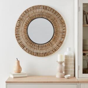 Seagrass Round Wall Mirror