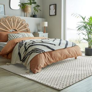 Bobble Stripe Flatweave Rug