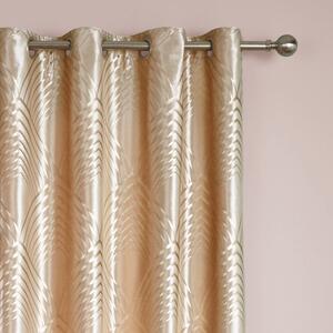 Geo Foil Eyelet Curtains