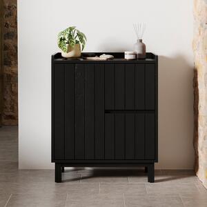 Humphrey 2 Drawer Cabinet Black