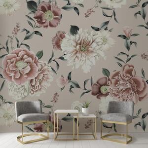 Vintage Floral Wall Mural