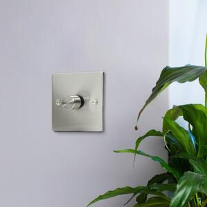 1 Gang 250W 1 Way Stainless Steel Dimmer