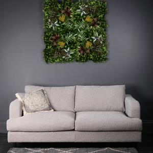 Artificial Textured Flower Wall Panels