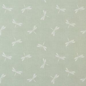 By the Metre Seafoam Dragonfly PVC