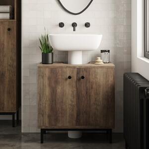 Fulton Pine Effect Bathroom Undersink Unit