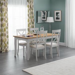 Davenport 6 Seater Rectangular Dining Table, Grey