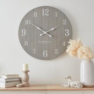 Distressed Wooden Wall Clock