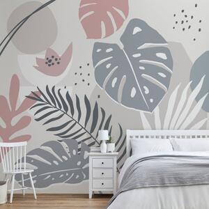 Tropical Abstract Wall Mural