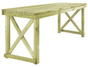 Garden Table 160x79x75 cm Wood