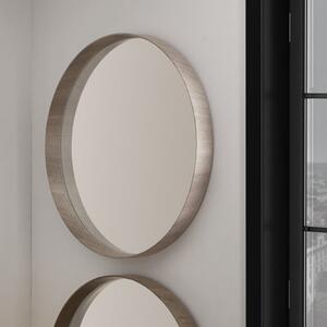 Tray Edge Round Wall Mirror