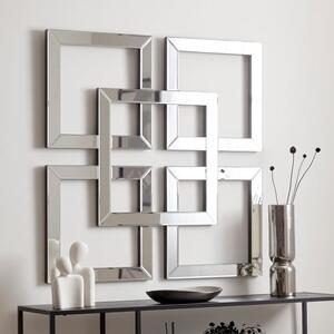 Luxe Decorative Geo Mirrored Wall Art