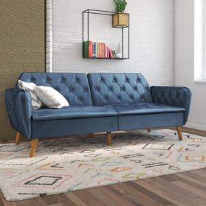 Tallulah Velvet Memory Foam Double Futon