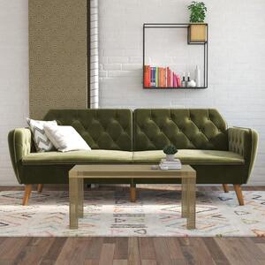 Tallulah Velvet Memory Foam Double Futon