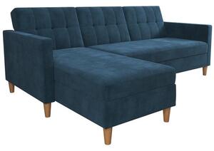 Hartford Chenille Corner Double Sofa Bed