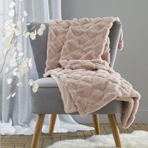 Catherine Lansfield Cosy Diamond 130cm x 170cm Throw Blanket