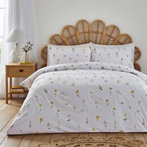 Pressed Floral Duvet Cover and Pillowcase Set