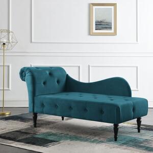 Wisteria Velvet Chaise Lounge