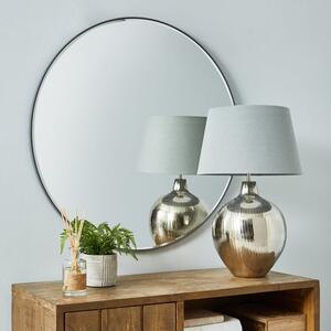 Apartment Round Frame Wall Mirror