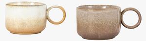 Mellow Mug in Earthy Tones - Set of 2